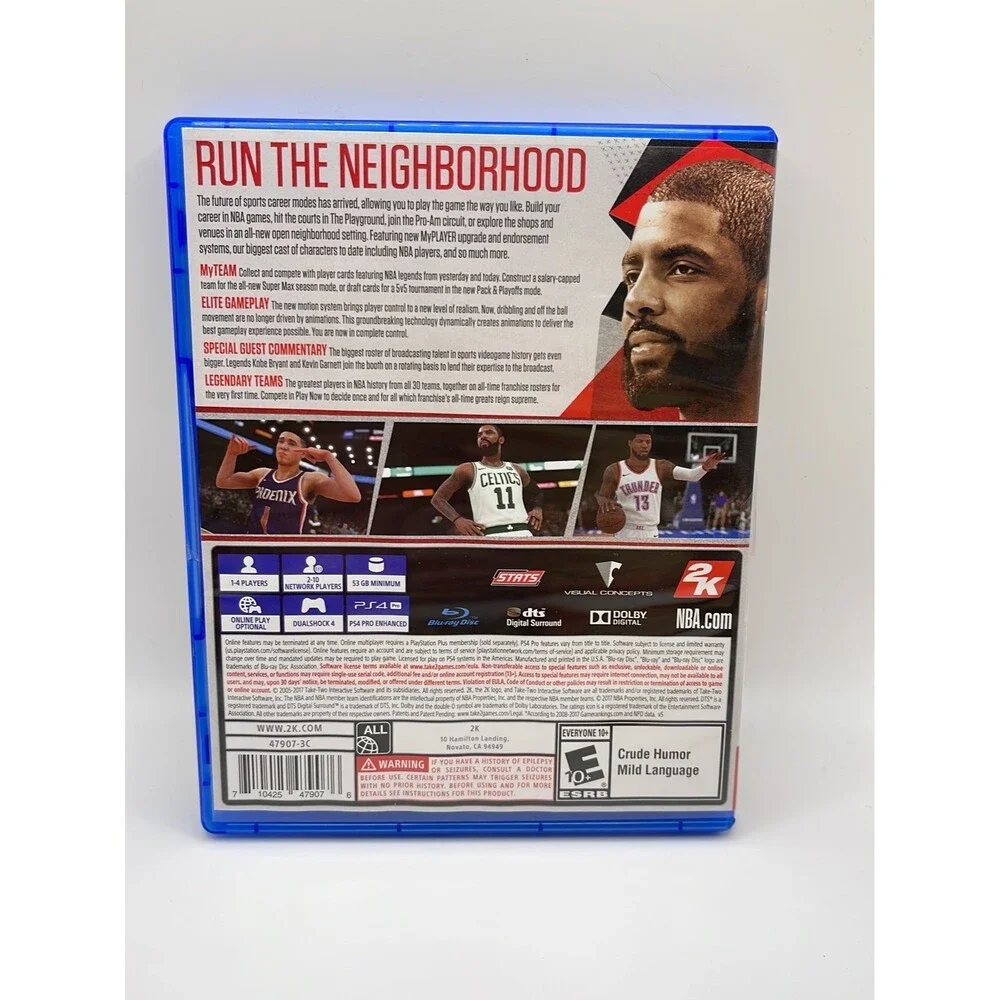 NBA 2K18 Kyrie Irving for PlayStation 4